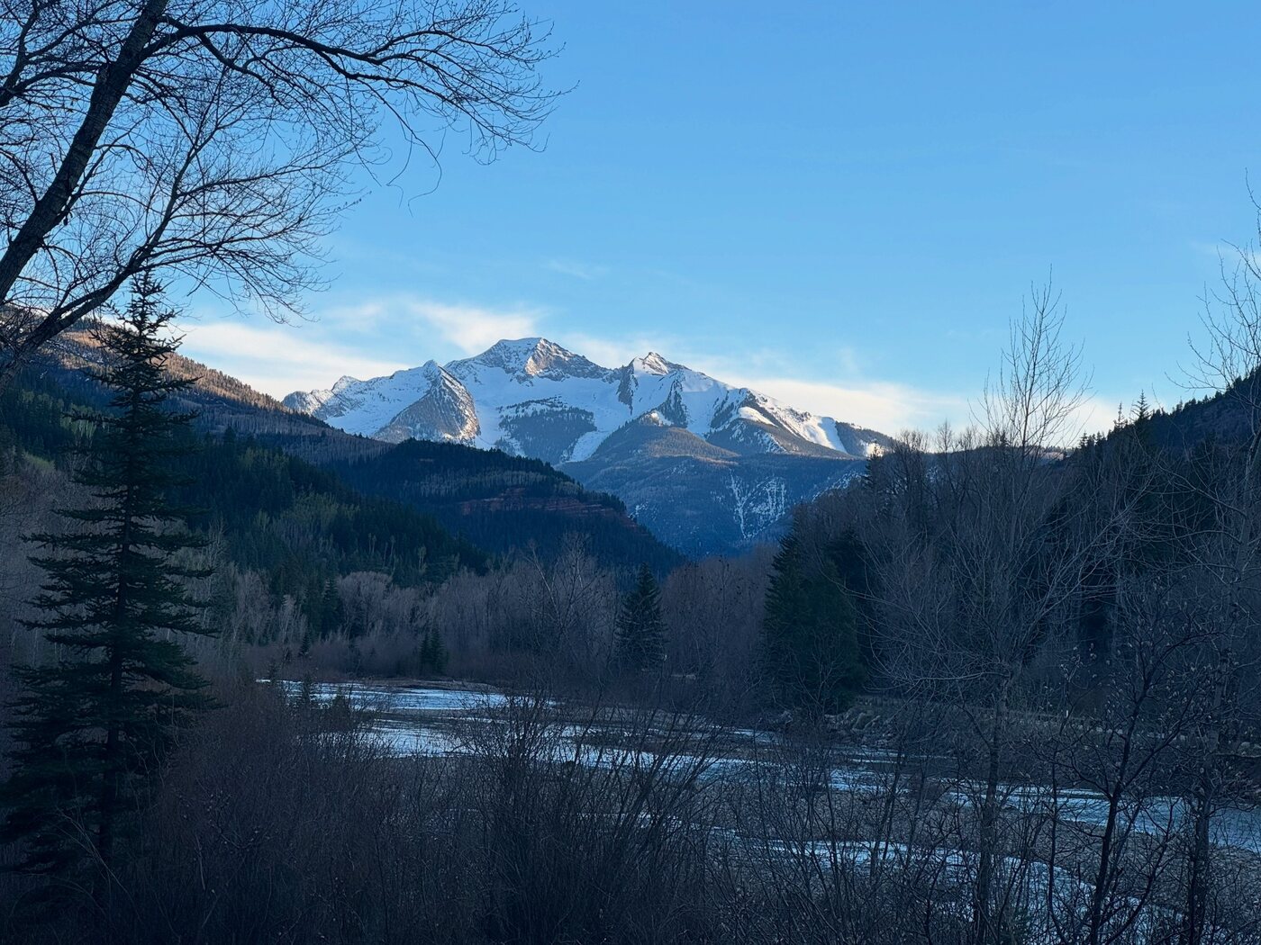 Mountain landscape in Western Colorado